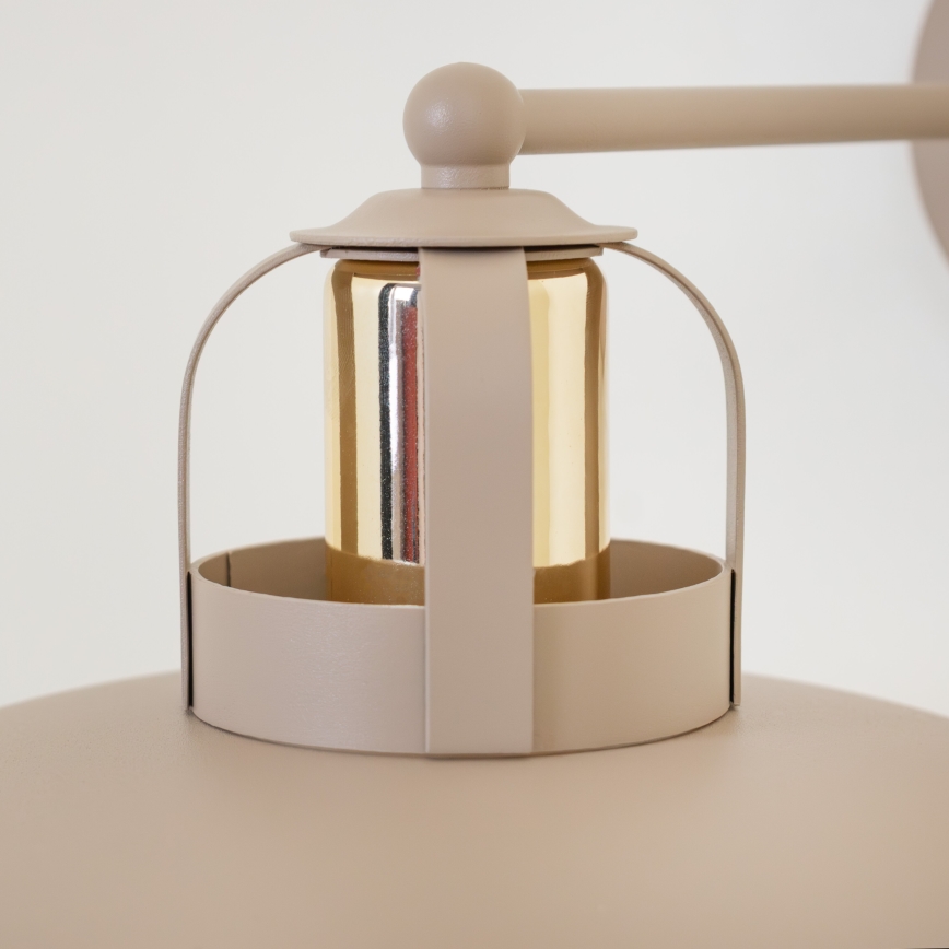 Brilagi - LED Wandleuchte FLAMENGO 1xE27/60W/230V beige