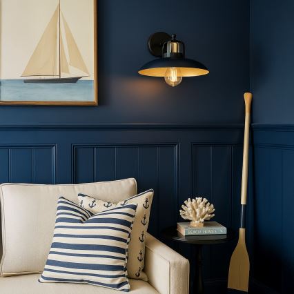 Brilagi - LED Wandleuchte FLAMENGO 1xE27/60W/230V blau