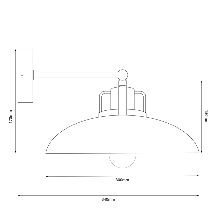 Brilagi - LED Wandleuchte FLAMENGO 1xE27/60W/230V blau