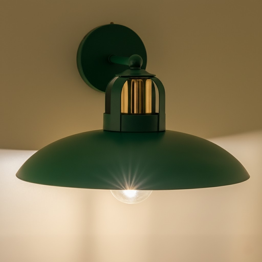 Brilagi - LED Wandleuchte FLAMENGO 1xE27/60W/230V grün