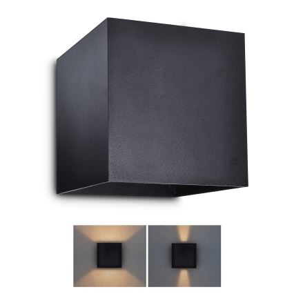 Brilagi - LED-Wandleuchte für Außenbereiche CUBE LED/6W/230V IP54