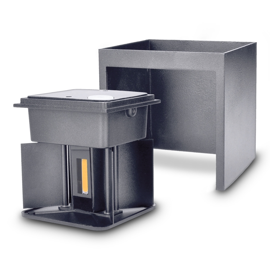 Brilagi - LED-Wandleuchte für den Außenbereich CUBE LED/6W/230V anthrazit IP54