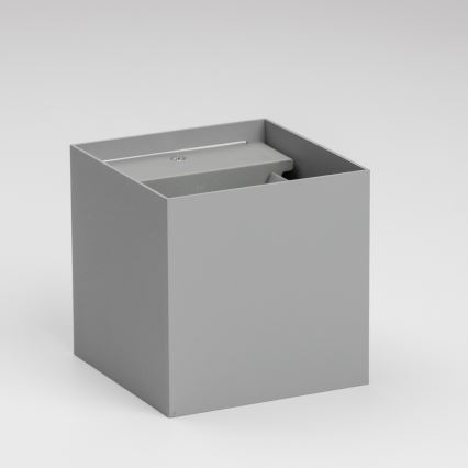 Brilagi - LED-Wandleuchte für den Außenbereich CUBE LED/6W/230V grau IP54