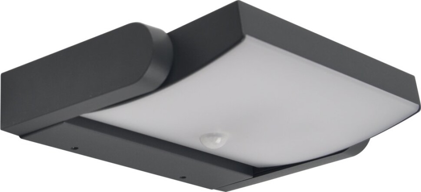 Brilagi - LED-Wandleuchte für den Außenbereich mit Sensor ANKLE LED/18W/230V 4000K IP65 anthrazit
