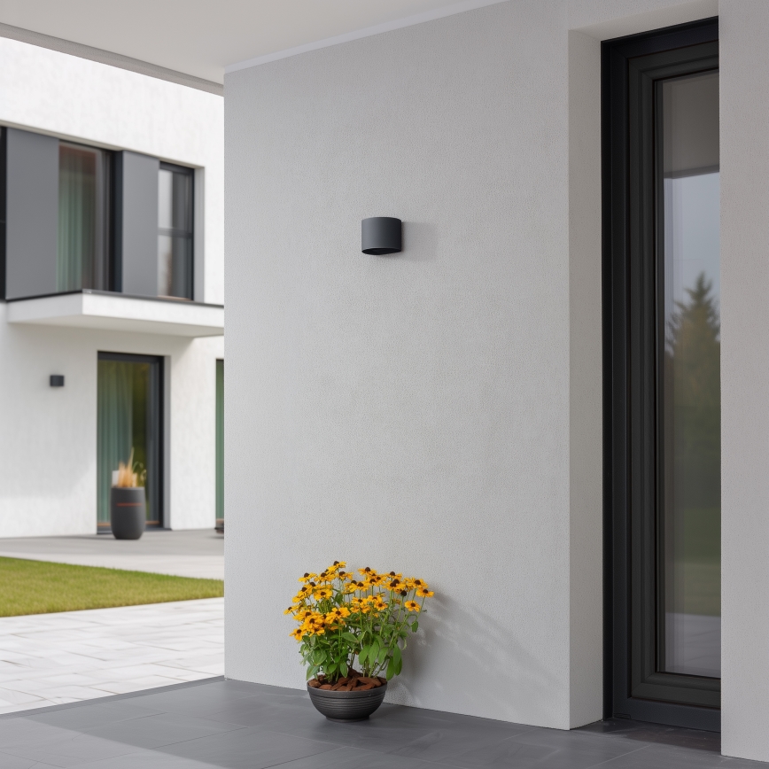 Brilagi - LED-Wandleuchte für den Außenbereich RONDO LED/6W/230V anthrazit IP54