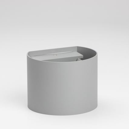 Brilagi - LED-Wandleuchte für den Außenbereich RONDO LED/6W/230V grau IP54