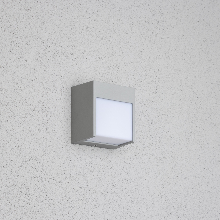 Brilagi - LED-Wandleuchte für den Außenbereich TERNI LED/12W/230V grau IP44