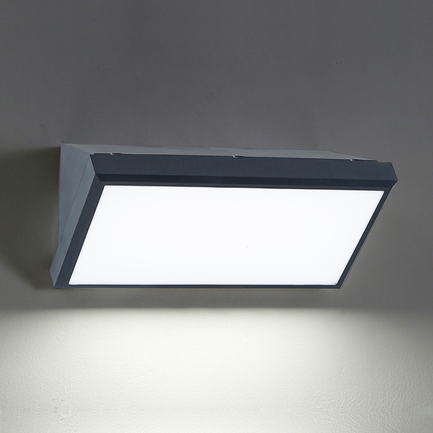 Brilagi - LED-Wandleuchte für den Außenbereich TRIANGLE LED/20W/230V anthrazit IP65