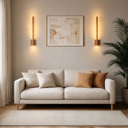 BRILAGI - LED Wandleuchte GARDALINE LED/90W/230V 100 cm Eiche