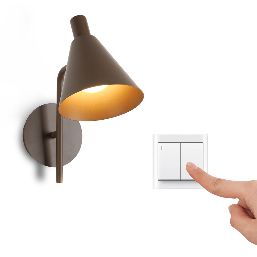 Brilagi - LED-Wandleuchte LUCERA LED/3W/230V braun