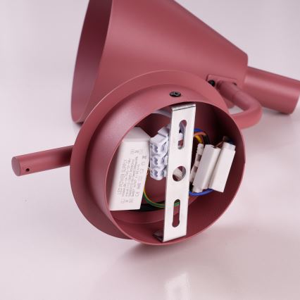 Brilagi - LED-Wandleuchte LUCERA LED/3W/230V burgunderrot