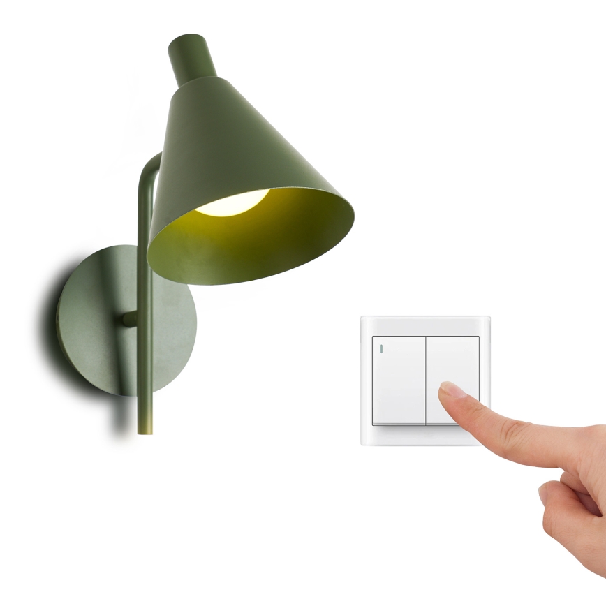 Brilagi - LED-Wandleuchte LUCERA LED/3W/230V grün