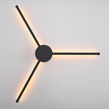 Brilagi - LED-Wandleuchte LUGO TRE LED/14W/230V schwarz