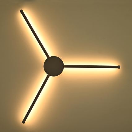 Brilagi - LED-Wandleuchte LUGO TRE LED/14W/230V schwarz