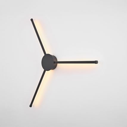 Brilagi - LED-Wandleuchte LUGO TRE LED/14W/230V schwarz