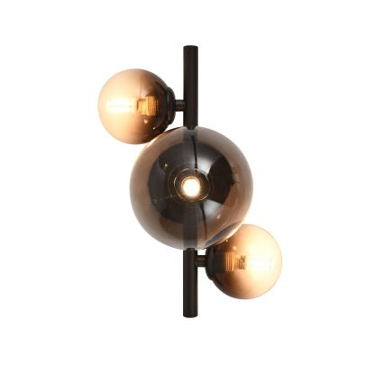 Brilagi - LED-Wandleuchte MILLA 3xG9/3W/230V braun/rauchbraun