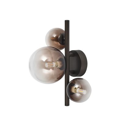 Brilagi - LED-Wandleuchte MILLA 3xG9/3W/230V braun/rauchbraun