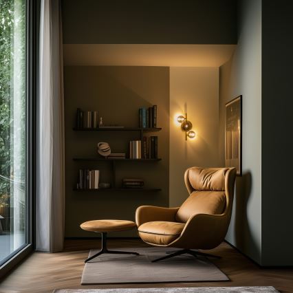 Brilagi - LED-Wandleuchte MILLA 3xG9/3W/230V golden/rauchig