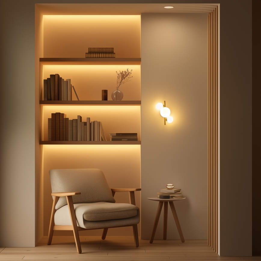 Brilagi - LED-Wandleuchte MILLA 3xG9/3W/230V golden/weiß