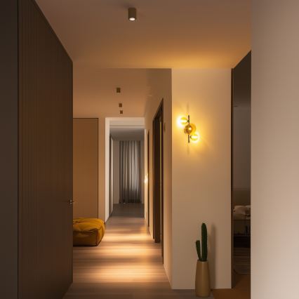 Brilagi - LED-Wandleuchte MILLA 3xG9/3W/230V schwarz-chrom/gold