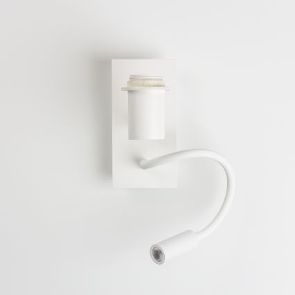 Brilagi - Flexible LED-Wandleuchte NUBILA 1xE27/25W/230V + LED/3W weiß/grün