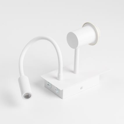 Brilagi - Flexible LED-Wandleuchte NUBILA 1xE27/25W/230V + LED/3W weiß/grün