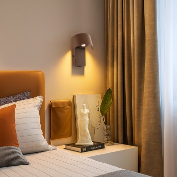 Brilagi - LED-Wandleuchte VASTO LED/3W/230V braun