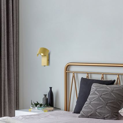 Brilagi - LED-Wandleuchte VASTO LED/3W/230V gelb