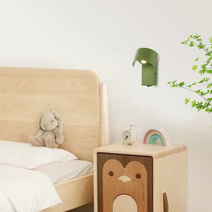 Brilagi - LED-Wandleuchte VASTO LED/3W/230V grün