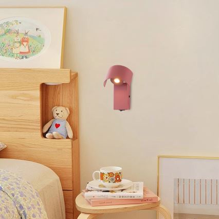 Brilagi - LED-Wandleuchte VASTO LED/3W/230V rosa