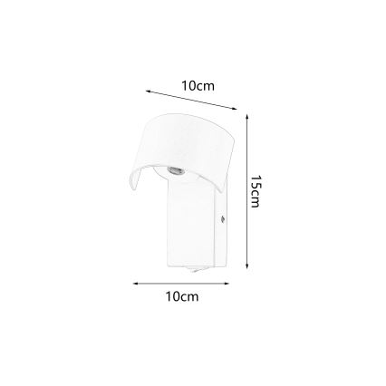 Brilagi - LED-Wandleuchte VASTO LED/3W/230V rosa