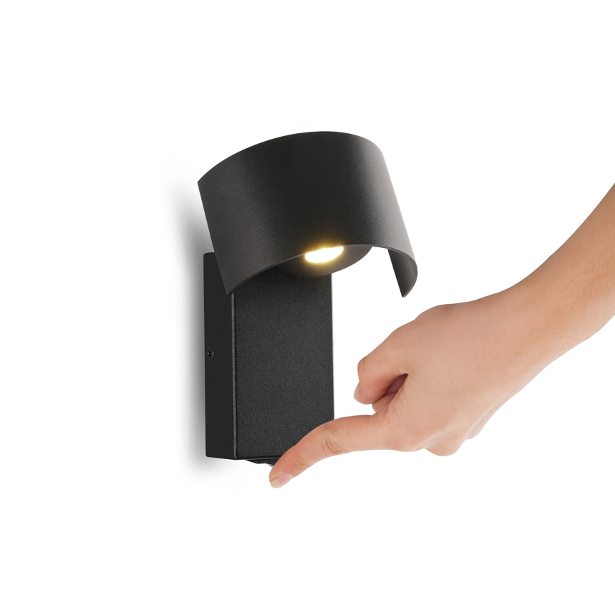 Brilagi - LED-Wandleuchte VASTO LED/3W/230V schwarz