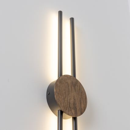 Brilagi - LED Wandleuchte WOODY COLLINE LED/15W/230V 80 cm Eiche Nussbaum