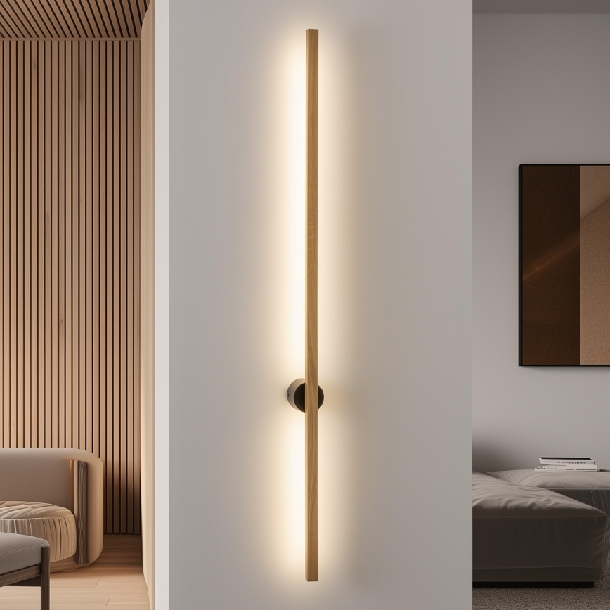 Brilagi - LED-Wandleuchte WOODY LINE LED/12W/230V 120 cm Eiche