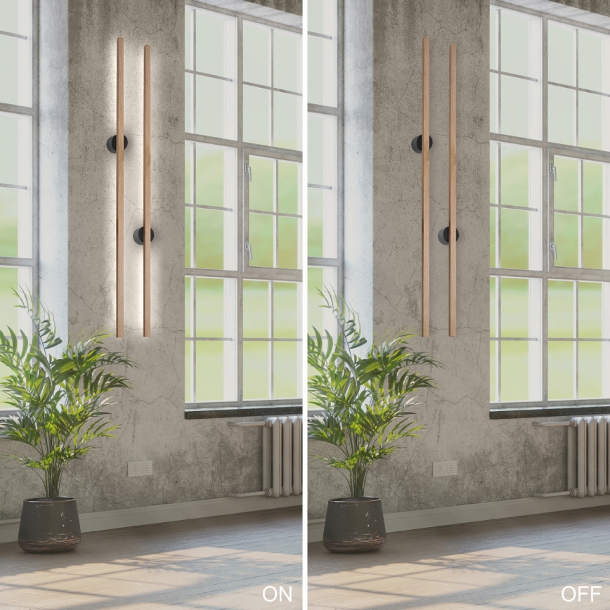 Brilagi - LED-Wandleuchte WOODY LINE LED/12W/230V 120 cm Eiche