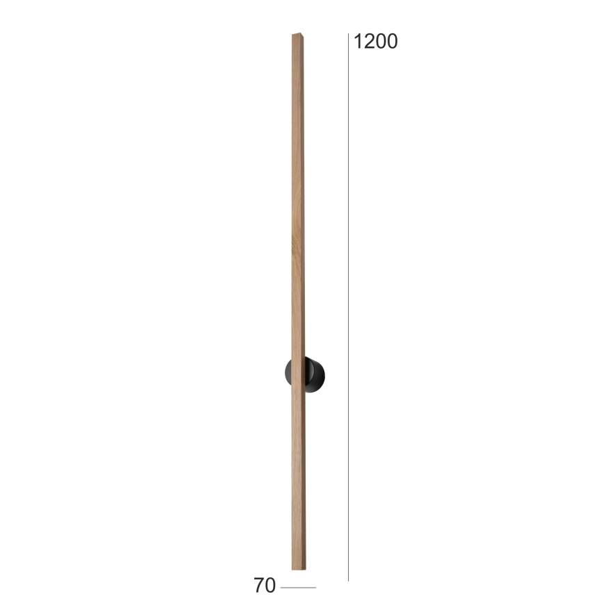 Brilagi - LED-Wandleuchte WOODY LINE LED/12W/230V 120 cm Eiche