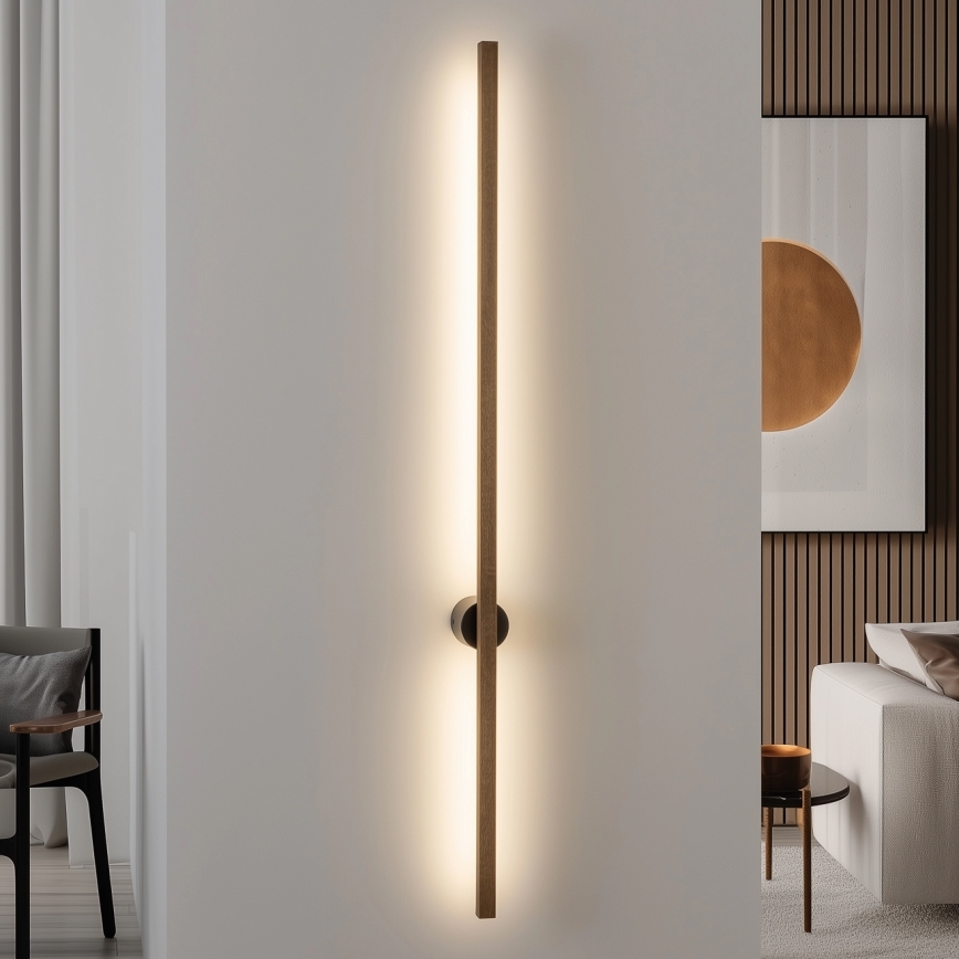 Brilagi - LED-Wandleuchte WOODY LINE LED/12W/230V 120 cm Eiche