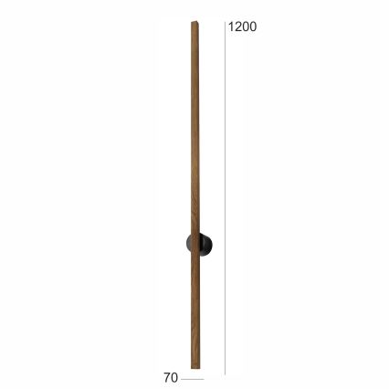 Brilagi - LED-Wandleuchte WOODY LINE LED/12W/230V 120 cm Eiche
