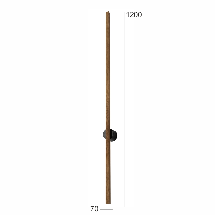 Brilagi - LED-Wandleuchte WOODY LINE LED/12W/230V 120 cm Eiche