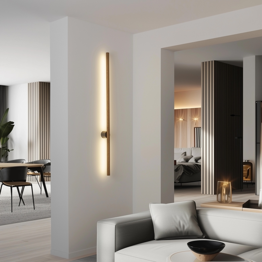 Brilagi - LED-Wandleuchte WOODY LINE LED/7W/230V 4000K 60 cm Eiche/Nussbaum