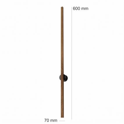 Brilagi - LED-Wandleuchte WOODY LINE LED/7W/230V 4000K 60 cm Eiche/Nussbaum