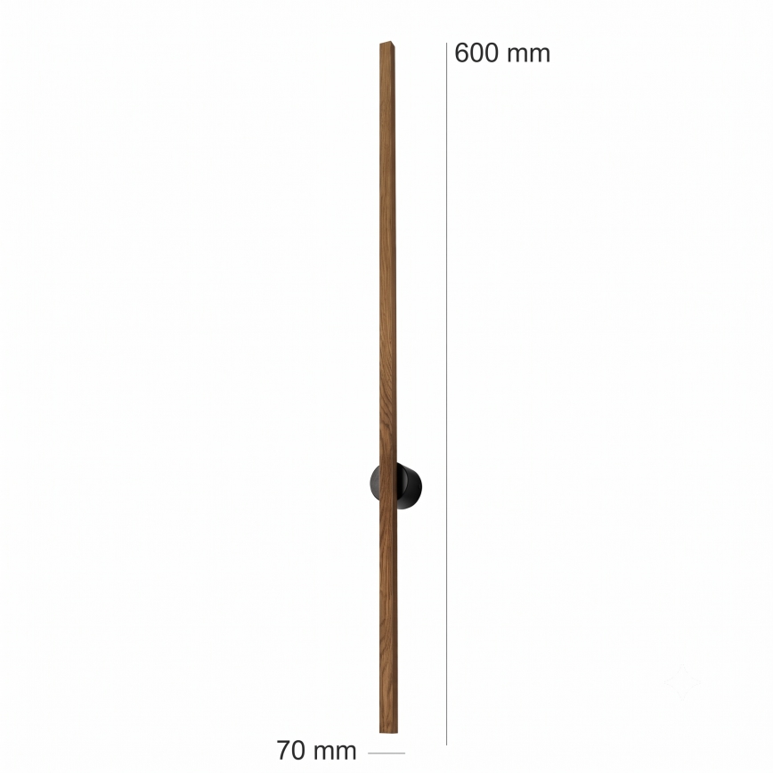 Brilagi - LED-Wandleuchte WOODY LINE LED/7W/230V 4000K 60 cm Eiche/Nussbaum