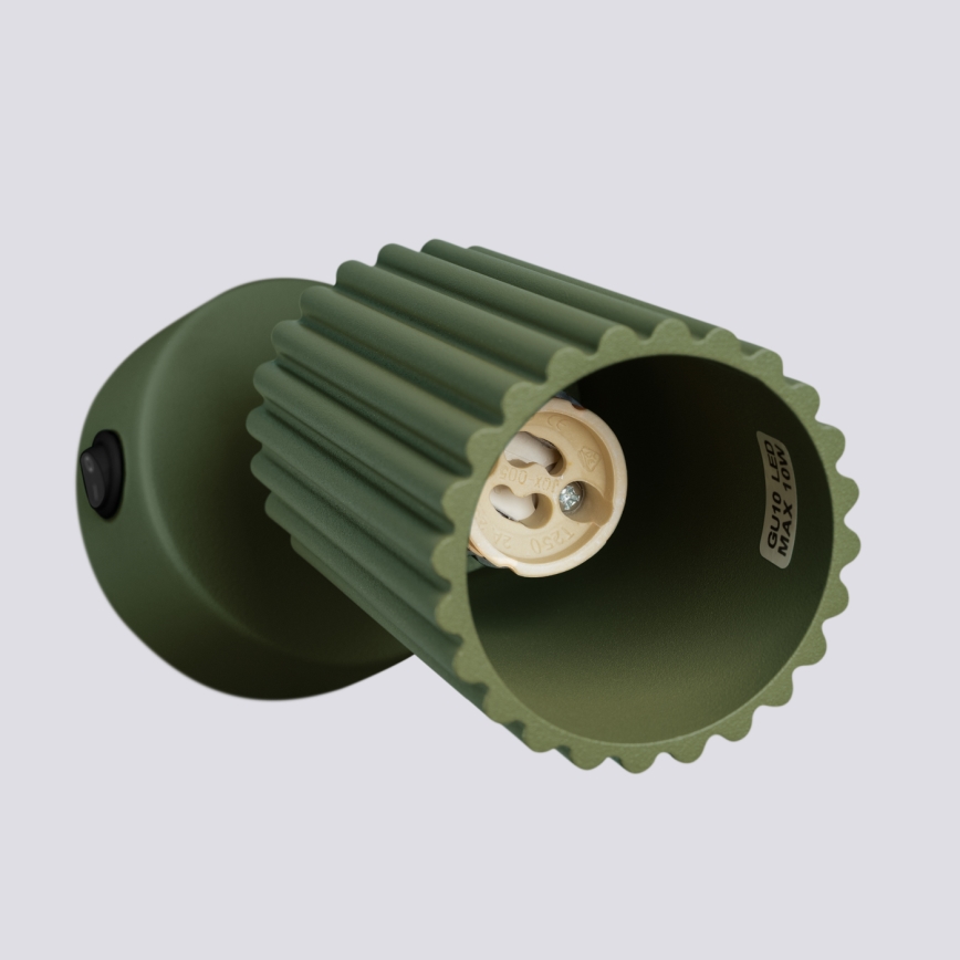 Brilagi - LED-Wandspot CRESTO 1xGU10/10W/230V grün