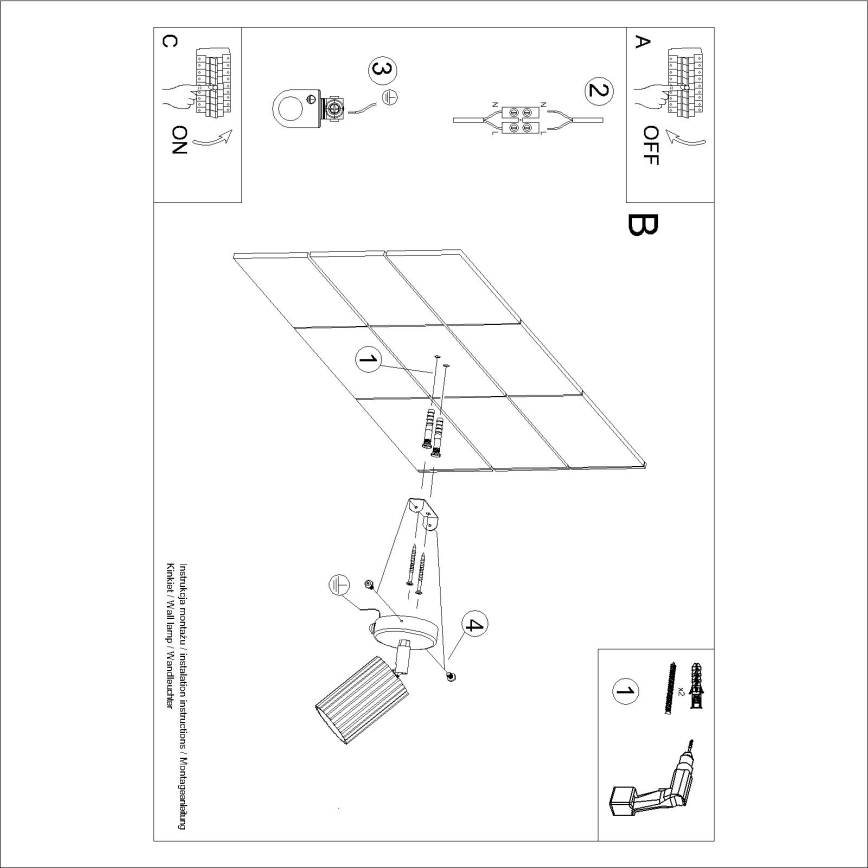 Brilagi - LED-Wandspot CRESTO 1xGU10/10W/230V grün