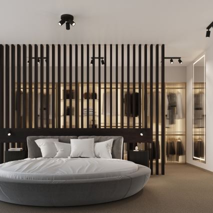 Brilagi - LED-Wandspot CRESTO 1xGU10/10W/230V schwarz