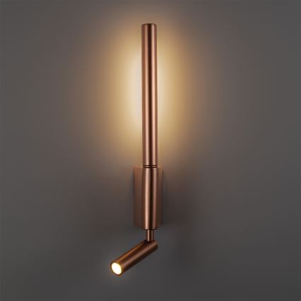 BRILAGI - LED-Wandspot VIXON LED/3W/230V + LED/5W, Bronze, CRI 90