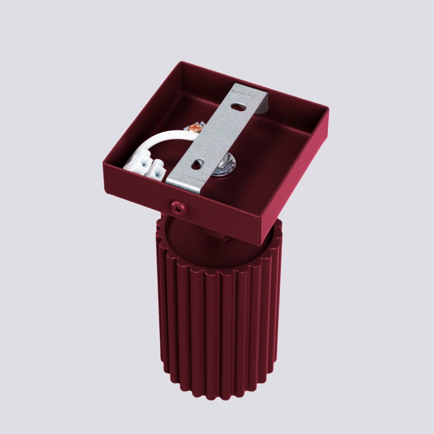 Brilagi - LED-Wandstrahler CRESTO 1xGU10/10W/230V burgunderrot