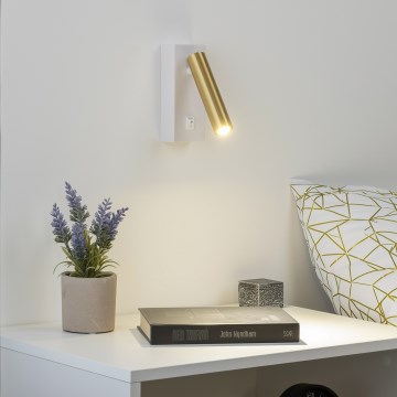 Brilagi - LED-Wandstrahler MAYA LED/3W/230V 4000K weiß/golden
