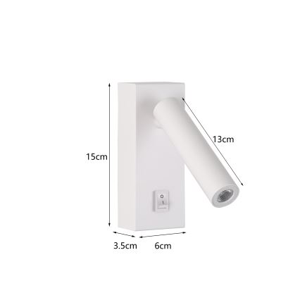 Brilagi - LED-Wandstrahler MAYA LED/3W/230V 4000K weiß