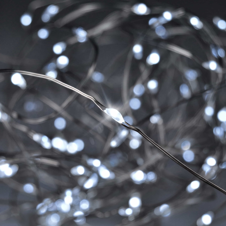 BRILAGI - LED-Weihnachts-Lichterkette 100xLED/3xAA 10m kaltweiß